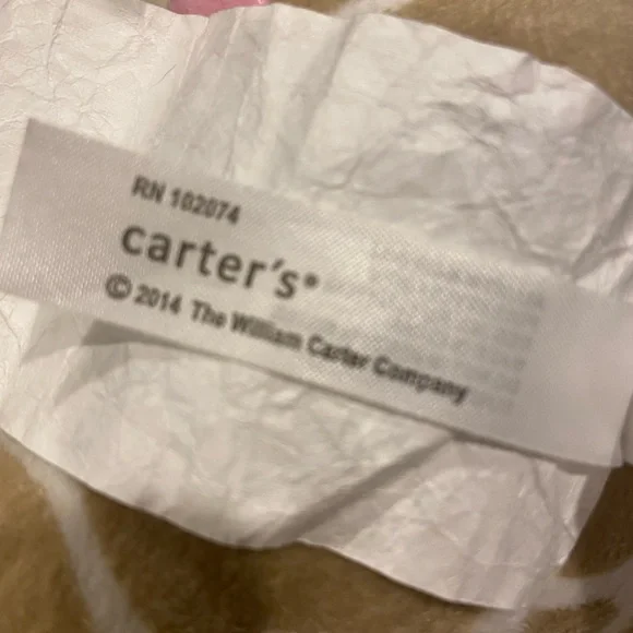 Carter's Tan & Pink Plush Giraffe Jungle Stuffed Animal - Picture 4 of 4